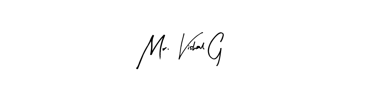 Here are the top 10 professional signature styles for the name Mr. Vishal G. These are the best autograph styles you can use for your name. Mr. Vishal G signature style 8 images and pictures png