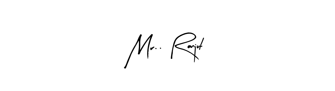 Also You can easily find your signature by using the search form. We will create Mr.. Ranjut name handwritten signature images for you free of cost using Arty Signature sign style. Mr.. Ranjut signature style 8 images and pictures png