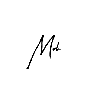 How to make Mrh signature? Arty Signature is a professional autograph style. Create handwritten signature for Mrh name. Mrh signature style 8 images and pictures png