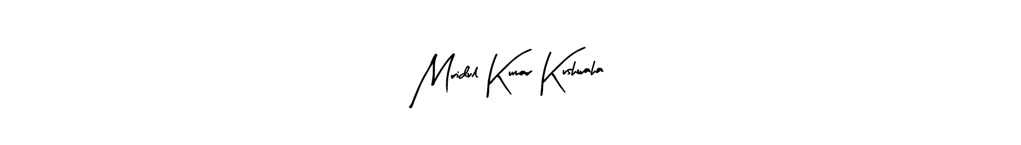 You should practise on your own different ways (Arty Signature) to write your name (Mridul Kumar Kushwaha) in signature. don't let someone else do it for you. Mridul Kumar Kushwaha signature style 8 images and pictures png