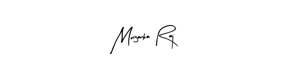 Create a beautiful signature design for name Mriganka Raj. With this signature (Arty Signature) fonts, you can make a handwritten signature for free. Mriganka Raj signature style 8 images and pictures png