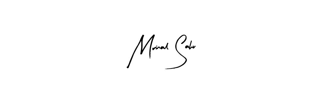 How to make Mrinal Sahu signature? Arty Signature is a professional autograph style. Create handwritten signature for Mrinal Sahu name. Mrinal Sahu signature style 8 images and pictures png