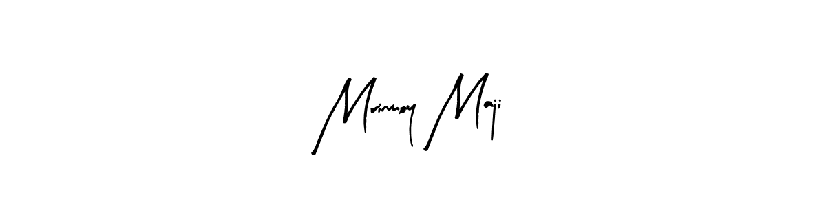 Make a beautiful signature design for name Mrinmoy Maji. With this signature (Arty Signature) style, you can create a handwritten signature for free. Mrinmoy Maji signature style 8 images and pictures png