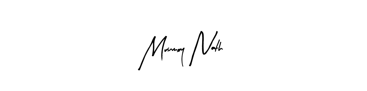 Arty Signature is a professional signature style that is perfect for those who want to add a touch of class to their signature. It is also a great choice for those who want to make their signature more unique. Get Mrinmoy Nath name to fancy signature for free. Mrinmoy Nath signature style 8 images and pictures png