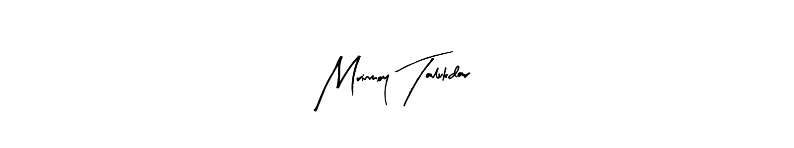 Create a beautiful signature design for name Mrinmoy Talukdar. With this signature (Arty Signature) fonts, you can make a handwritten signature for free. Mrinmoy Talukdar signature style 8 images and pictures png