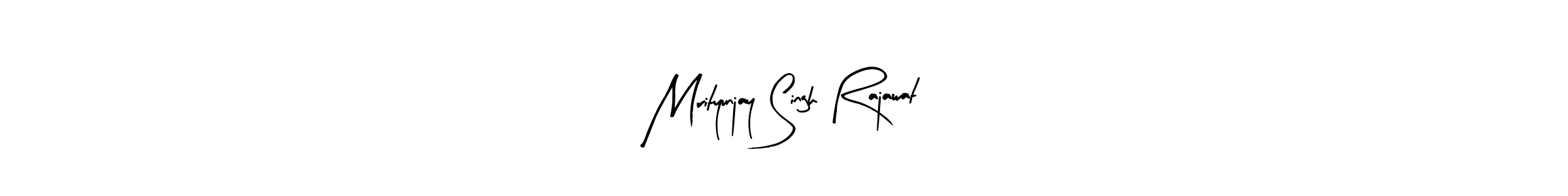 You should practise on your own different ways (Arty Signature) to write your name (Mrityunjay Singh Rajawat) in signature. don't let someone else do it for you. Mrityunjay Singh Rajawat signature style 8 images and pictures png