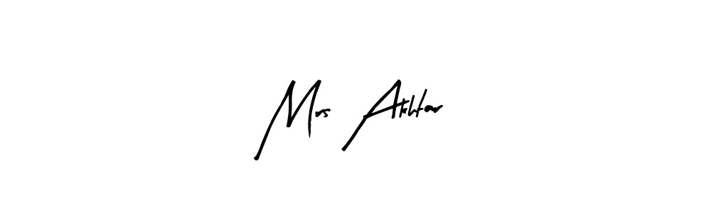 Once you've used our free online signature maker to create your best signature Arty Signature style, it's time to enjoy all of the benefits that Mrs Akhtar name signing documents. Mrs Akhtar signature style 8 images and pictures png