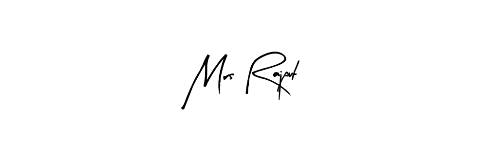 Here are the top 10 professional signature styles for the name Mrs Rajput. These are the best autograph styles you can use for your name. Mrs Rajput signature style 8 images and pictures png