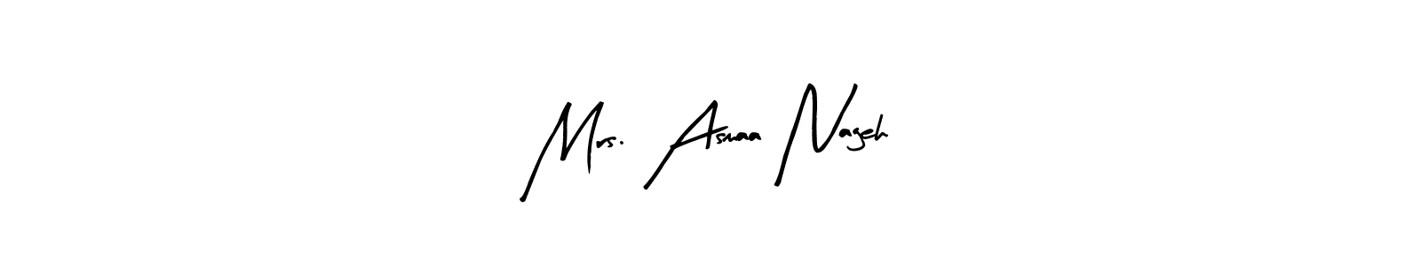 How to make Mrs. Asmaa Nageh signature? Arty Signature is a professional autograph style. Create handwritten signature for Mrs. Asmaa Nageh name. Mrs. Asmaa Nageh signature style 8 images and pictures png