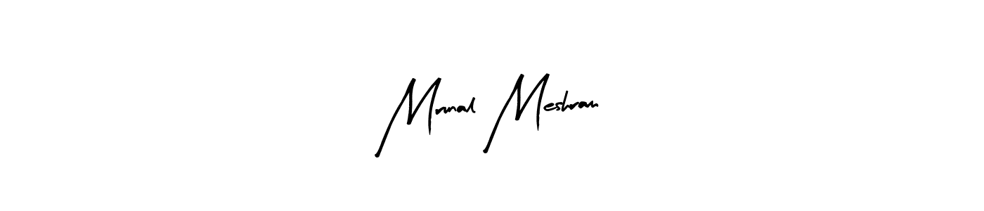 Use a signature maker to create a handwritten signature online. With this signature software, you can design (Arty Signature) your own signature for name Mrunal Meshram. Mrunal Meshram signature style 8 images and pictures png