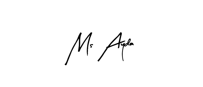 How to Draw Ms Ayda signature style? Arty Signature is a latest design signature styles for name Ms Ayda. Ms Ayda signature style 8 images and pictures png