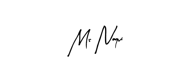 How to Draw Ms Naqvi signature style? Arty Signature is a latest design signature styles for name Ms Naqvi. Ms Naqvi signature style 8 images and pictures png