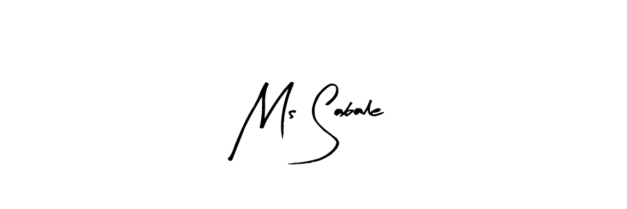 Make a beautiful signature design for name Ms Sabale. With this signature (Arty Signature) style, you can create a handwritten signature for free. Ms Sabale signature style 8 images and pictures png