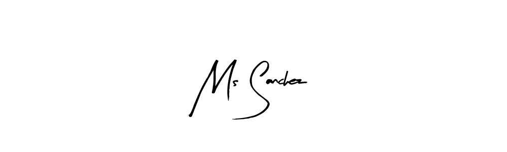 if you are searching for the best signature style for your name Ms Sanchez. so please give up your signature search. here we have designed multiple signature styles  using Arty Signature. Ms Sanchez signature style 8 images and pictures png