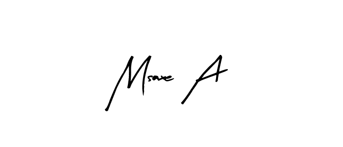 Design your own signature with our free online signature maker. With this signature software, you can create a handwritten (Arty Signature) signature for name Msaxe A. Msaxe A signature style 8 images and pictures png