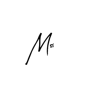 Arty Signature is a professional signature style that is perfect for those who want to add a touch of class to their signature. It is also a great choice for those who want to make their signature more unique. Get Msi name to fancy signature for free. Msi signature style 8 images and pictures png