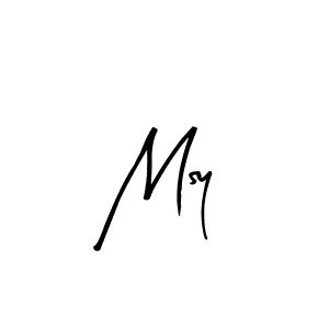 Design your own signature with our free online signature maker. With this signature software, you can create a handwritten (Arty Signature) signature for name Msy. Msy signature style 8 images and pictures png