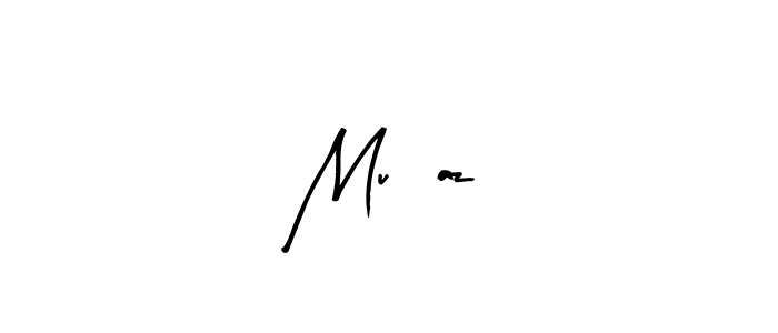 Mu’az stylish signature style. Best Handwritten Sign (Arty Signature) for my name. Handwritten Signature Collection Ideas for my name Mu’az. Mu’az signature style 8 images and pictures png