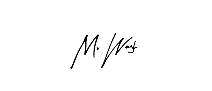 if you are searching for the best signature style for your name Mu Wagh. so please give up your signature search. here we have designed multiple signature styles  using Arty Signature. Mu Wagh signature style 8 images and pictures png