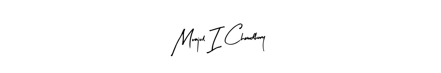 Also we have Muajul I Chowdhury name is the best signature style. Create professional handwritten signature collection using Arty Signature autograph style. Muajul I Chowdhury signature style 8 images and pictures png