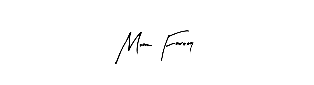 You should practise on your own different ways (Arty Signature) to write your name (Muaz Farooq) in signature. don't let someone else do it for you. Muaz Farooq signature style 8 images and pictures png