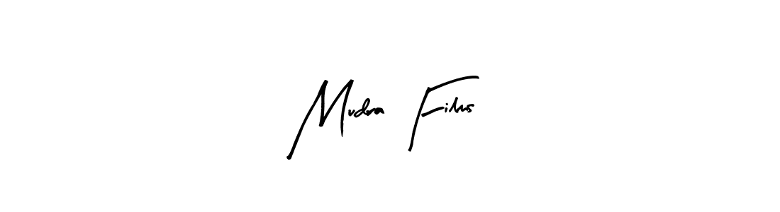 You should practise on your own different ways (Arty Signature) to write your name (Mudra Films) in signature. don't let someone else do it for you. Mudra Films signature style 8 images and pictures png