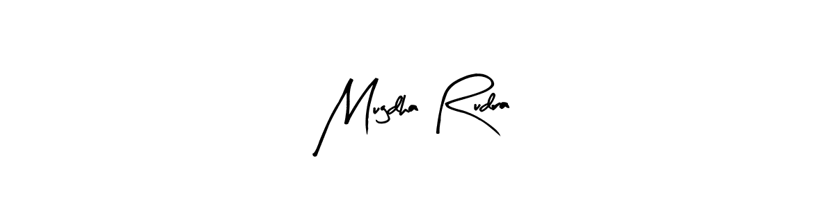 Similarly Arty Signature is the best handwritten signature design. Signature creator online .You can use it as an online autograph creator for name Mugdha Rudra. Mugdha Rudra signature style 8 images and pictures png