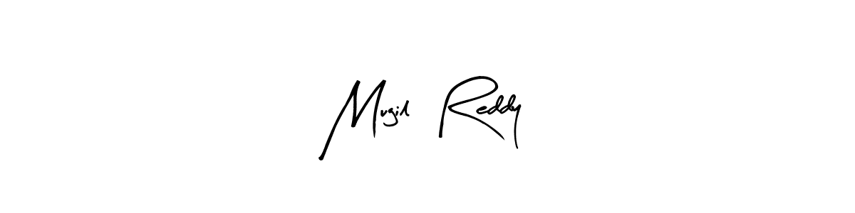 Also we have Mugil  Reddy name is the best signature style. Create professional handwritten signature collection using Arty Signature autograph style. Mugil  Reddy signature style 8 images and pictures png
