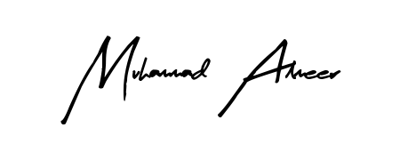 A modern signature idea for name Muhammad Almeer using Arty Signature font. Clean strokes and elegant curves make it stand out instantly. Muhammad Almeer signature style 8 images and pictures png