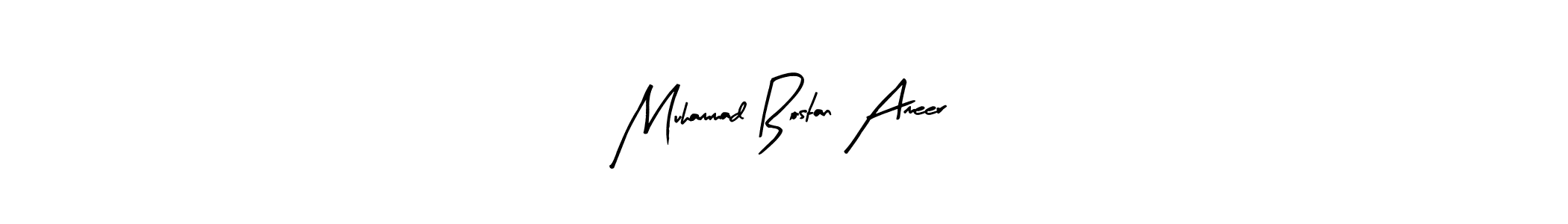 The best way (Arty Signature) to make a short signature is to pick only two or three words in your name. The name Muhammad Bostan Ameer include a total of six letters. For converting this name. Muhammad Bostan Ameer signature style 8 images and pictures png