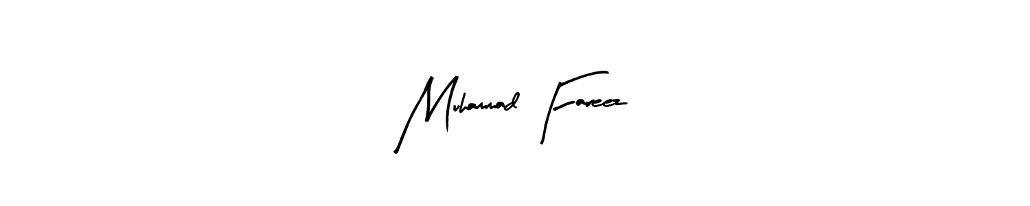 You should practise on your own different ways (Arty Signature) to write your name (Muhammad Fareez) in signature. don't let someone else do it for you. Muhammad Fareez signature style 8 images and pictures png