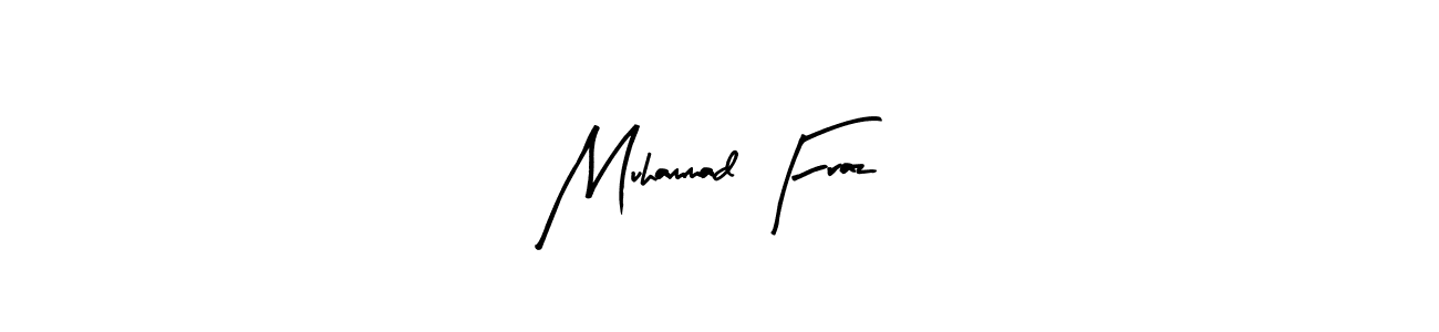 Make a beautiful signature design for name Muhammad Fraz. With this signature (Arty Signature) style, you can create a handwritten signature for free. Muhammad Fraz signature style 8 images and pictures png