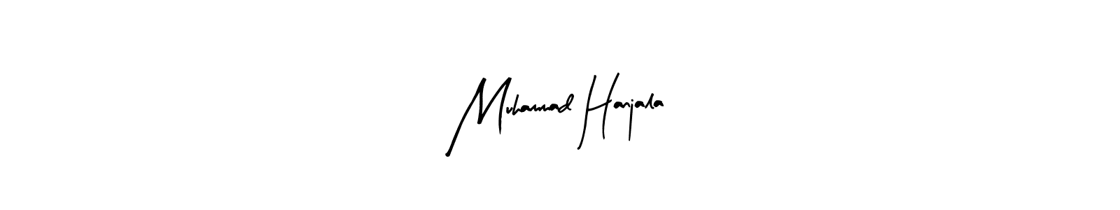 Make a beautiful signature design for name Muhammad Hanjala. With this signature (Arty Signature) style, you can create a handwritten signature for free. Muhammad Hanjala signature style 8 images and pictures png