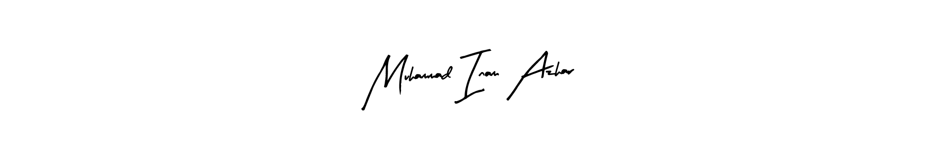 You can use this online signature creator to create a handwritten signature for the name Muhammad Inam Azhar. This is the best online autograph maker. Muhammad Inam Azhar signature style 8 images and pictures png