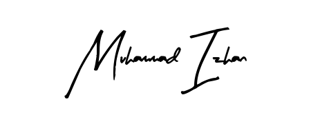 A modern signature idea for name Muhammad Izhan using Arty Signature font. Clean strokes and elegant curves make it stand out instantly. Muhammad Izhan signature style 8 images and pictures png