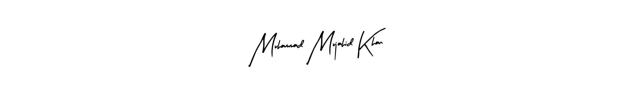 Make a beautiful signature design for name Muhammad Mujahid Khan. Use this online signature maker to create a handwritten signature for free. Muhammad Mujahid Khan signature style 8 images and pictures png