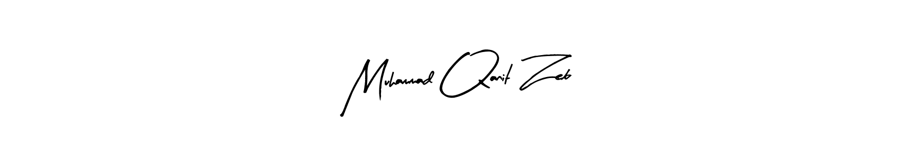 Similarly Arty Signature is the best handwritten signature design. Signature creator online .You can use it as an online autograph creator for name Muhammad Qanit Zeb. Muhammad Qanit Zeb signature style 8 images and pictures png