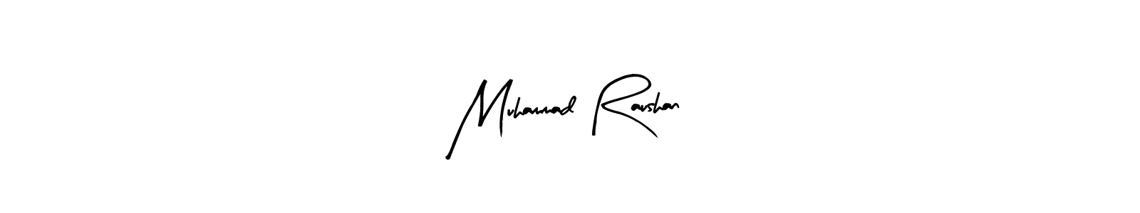 You should practise on your own different ways (Arty Signature) to write your name (Muhammad Raushan) in signature. don't let someone else do it for you. Muhammad Raushan signature style 8 images and pictures png