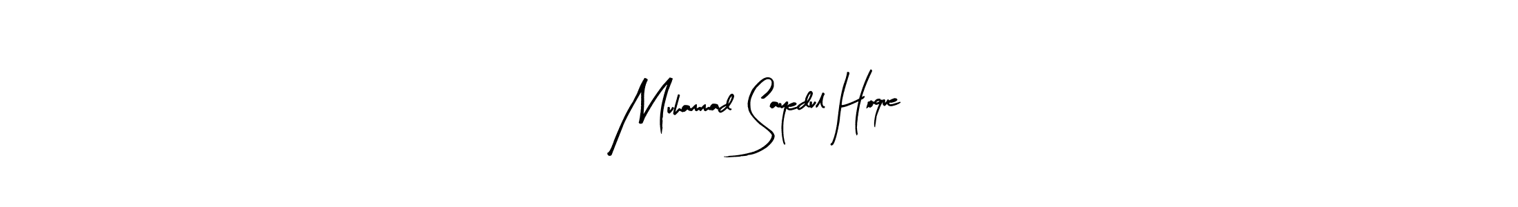 How to make Muhammad Sayedul Hoque signature? Arty Signature is a professional autograph style. Create handwritten signature for Muhammad Sayedul Hoque name. Muhammad Sayedul Hoque signature style 8 images and pictures png