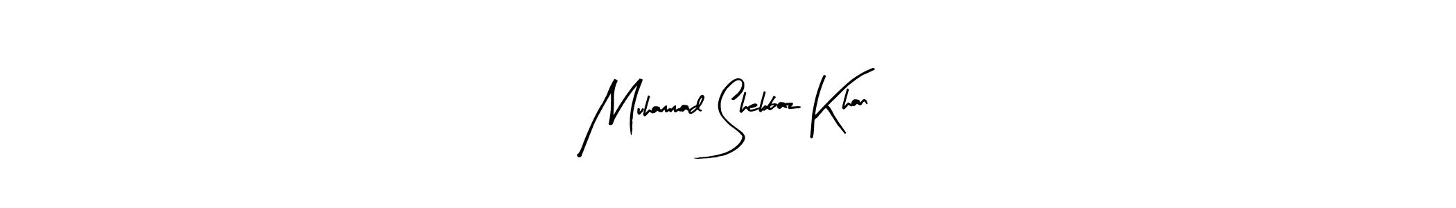 Design your own signature with our free online signature maker. With this signature software, you can create a handwritten (Arty Signature) signature for name Muhammad Shehbaz Khan. Muhammad Shehbaz Khan signature style 8 images and pictures png