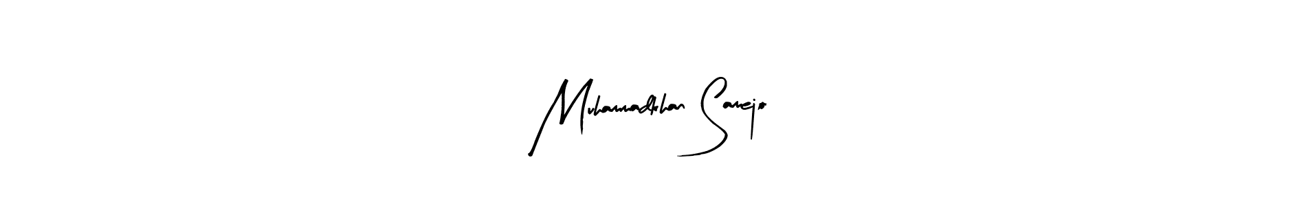 Use a signature maker to create a handwritten signature online. With this signature software, you can design (Arty Signature) your own signature for name Muhammadkhan Samejo. Muhammadkhan Samejo signature style 8 images and pictures png