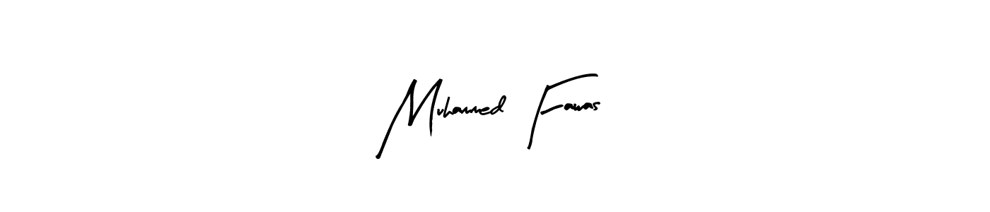 Create a beautiful signature design for name Muhammed Fawas. With this signature (Arty Signature) fonts, you can make a handwritten signature for free. Muhammed Fawas signature style 8 images and pictures png