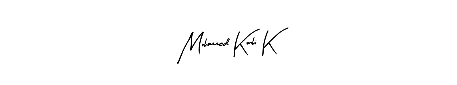 It looks lik you need a new signature style for name Muhammed Kunhi K. Design unique handwritten (Arty Signature) signature with our free signature maker in just a few clicks. Muhammed Kunhi K signature style 8 images and pictures png