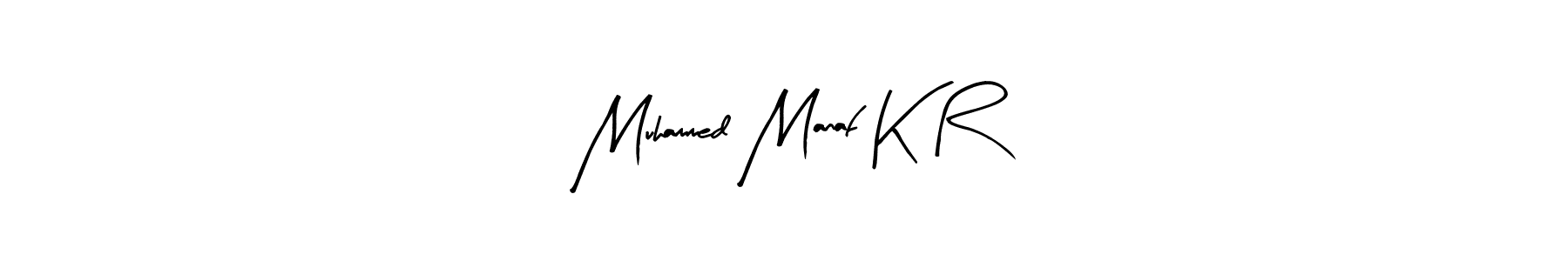 Similarly Arty Signature is the best handwritten signature design. Signature creator online .You can use it as an online autograph creator for name Muhammed Manaf K R. Muhammed Manaf K R signature style 8 images and pictures png