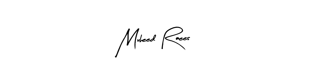 Make a beautiful signature design for name Muheed Raees. With this signature (Arty Signature) style, you can create a handwritten signature for free. Muheed Raees signature style 8 images and pictures png