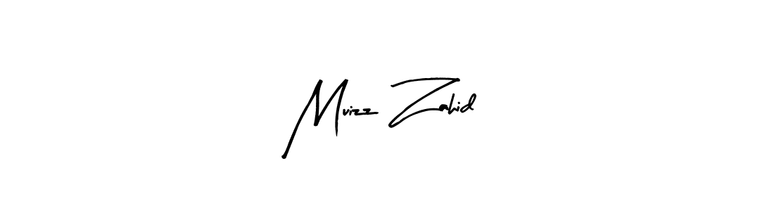 Make a beautiful signature design for name Muizz Zahid. Use this online signature maker to create a handwritten signature for free. Muizz Zahid signature style 8 images and pictures png