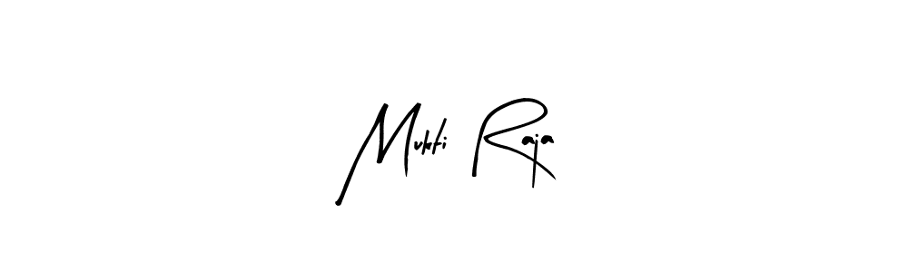Design your own signature with our free online signature maker. With this signature software, you can create a handwritten (Arty Signature) signature for name Mukti Raja. Mukti Raja signature style 8 images and pictures png