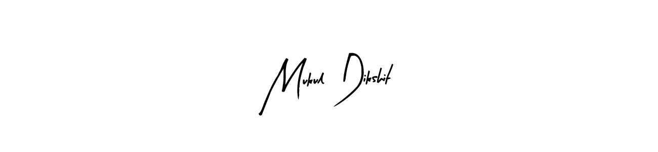 Make a beautiful signature design for name Mukul Dikshit. With this signature (Arty Signature) style, you can create a handwritten signature for free. Mukul Dikshit signature style 8 images and pictures png