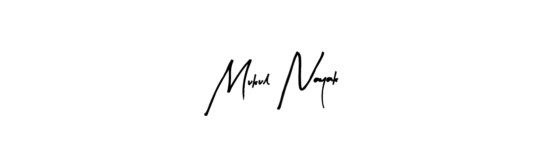 Design your own signature with our free online signature maker. With this signature software, you can create a handwritten (Arty Signature) signature for name Mukul Nayak. Mukul Nayak signature style 8 images and pictures png