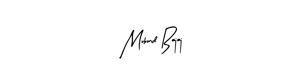 How to make Mukund Bajaj signature? Arty Signature is a professional autograph style. Create handwritten signature for Mukund Bajaj name. Mukund Bajaj signature style 8 images and pictures png